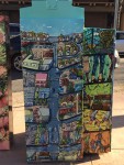 “Maps of San Leandro and Cherries” by Lia Tin at Downtown Plaza (East 14th & Estudillo Ave) 