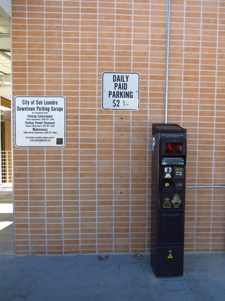 New Parking Pay Stations In Downtown Parking Garage San Leandro Next